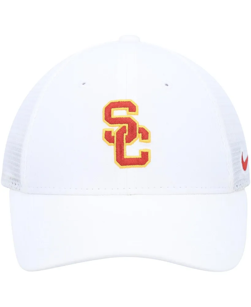 Men's Nike White Usc Trojans Legacy91 Meshback Swoosh Performance Flex Hat