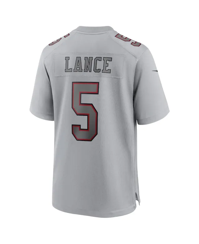 Women's Nike Trey Lance Gray San Francisco 49ers Atmosphere Fashion Game  Jersey