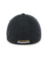 Men's '47 Brand Black Pittsburgh Penguins Classic Franchise Flex Hat