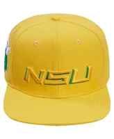 Men's Pro Standard Gold Norfolk State Spartans Evergreen Nsu Snapback Hat