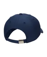 Big Boys and Girls Nike Navy Heritage86 Metal Swoosh Club Performance Adjustable Hat