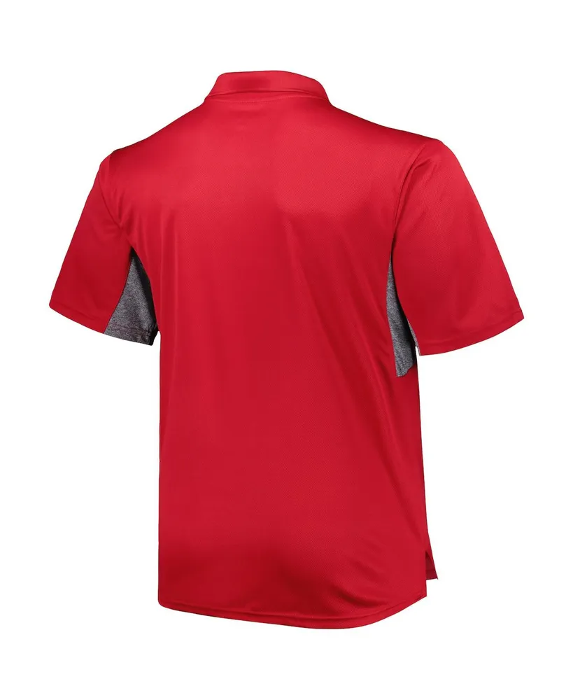 Men's Cardinal Arizona Cardinals Big and Tall Team Color Polo Shirt