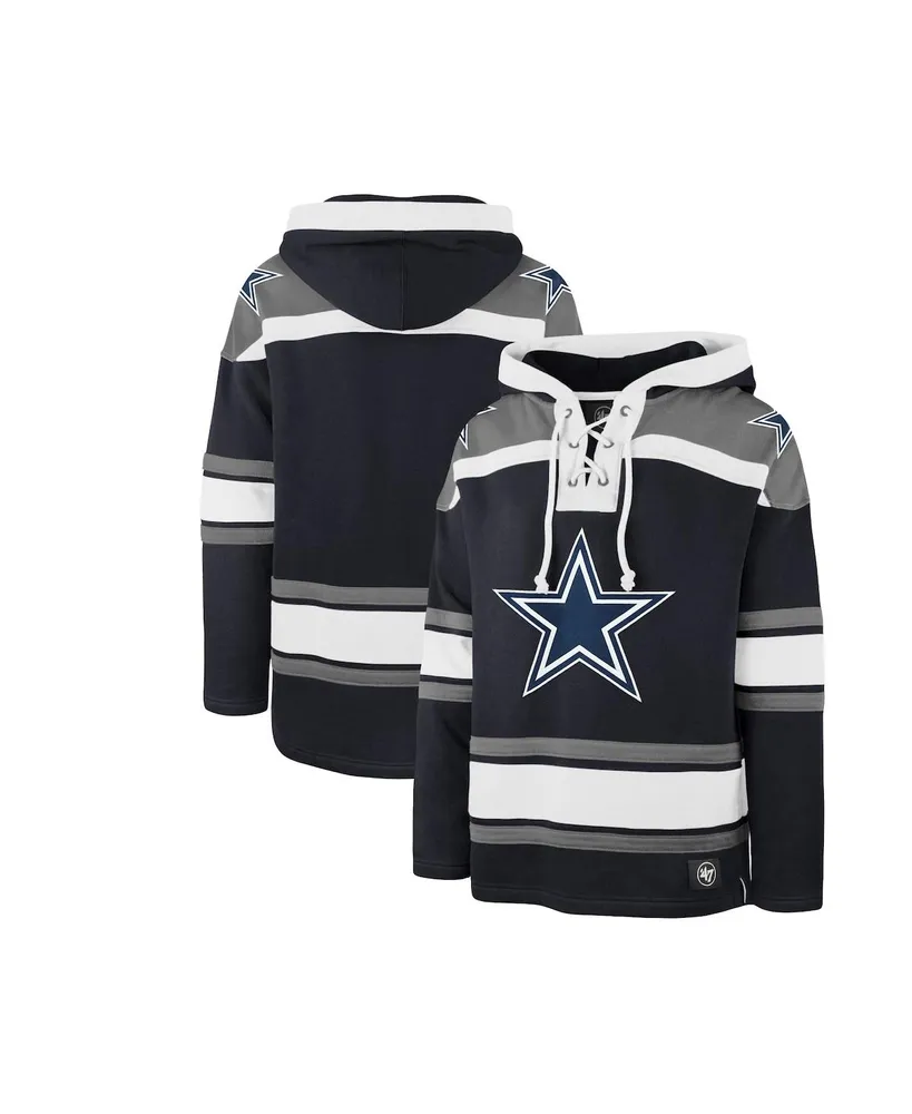 Men's Fanatics Branded Navy Dallas Cowboys Defender Evo Full-Zip Hoodie