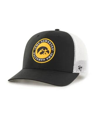 Men's '47 Brand Black Iowa Hawkeyes Unveil Trophy Flex Hat