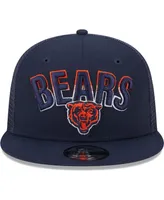 Men's New Era Navy Chicago Bears Grade Trucker 9FIFTY Snapback Hat