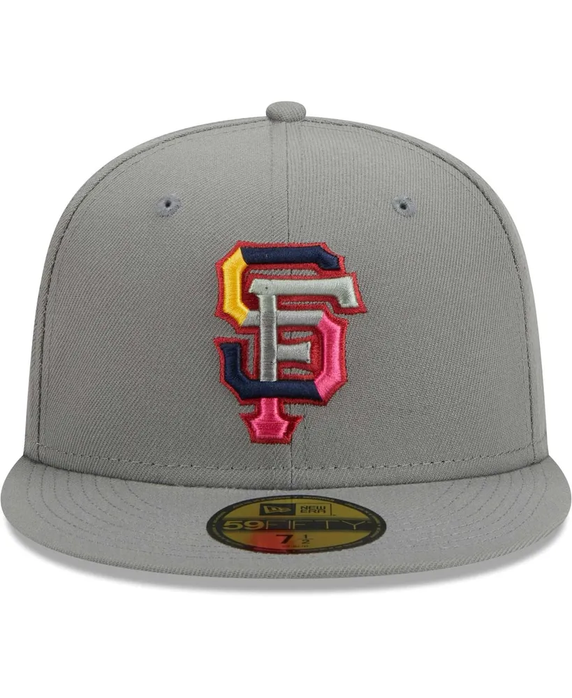 Men's New Era Gray San Francisco Giants Color Pack 59FIFTY Fitted Hat