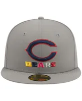 Men's New Era Gray Chicago Bears Color Pack 59FIFTY Fitted Hat