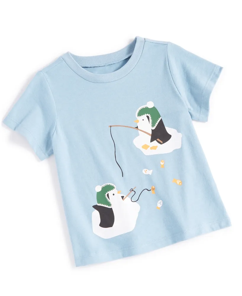 First Impressions Baby Boys Arctic Fishing Graphic T Shirt, Created for  Macy's