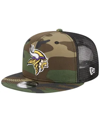 Men's New Era Camo Minnesota Vikings Main Trucker 9FIFTY Snapback Hat