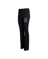 Women's Concepts Sport Black Oklahoma Sooners Enclave Tri-Blend Flared Leggings