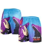 Men's Chalk Line Blue Teenage Mutant Ninja Turtles Foot Soldier Shorts