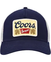 Men's American Needle Navy, Cream Coors Valin Trucker Snapback Hat