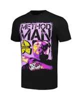 Men's Black 50th Anniversary of Hip Hop Method Man Washed Graphic T-shirt