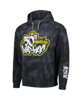 Men's Black 50th Anniversary of Hip Hop Washed Graphic Pullover Hoodie