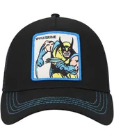 Men's Black X Men Wolverine Retro A-Frame Adjustable Hat