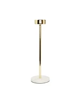 Classic Touch Taper Candle Holder on Marble Base, 14" H