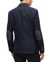 Boss by Hugo Men's Slim-Fit Herringbone Jacket