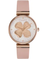 Olivia Burton Women's Dogwood Blush Leather Watch 36mm