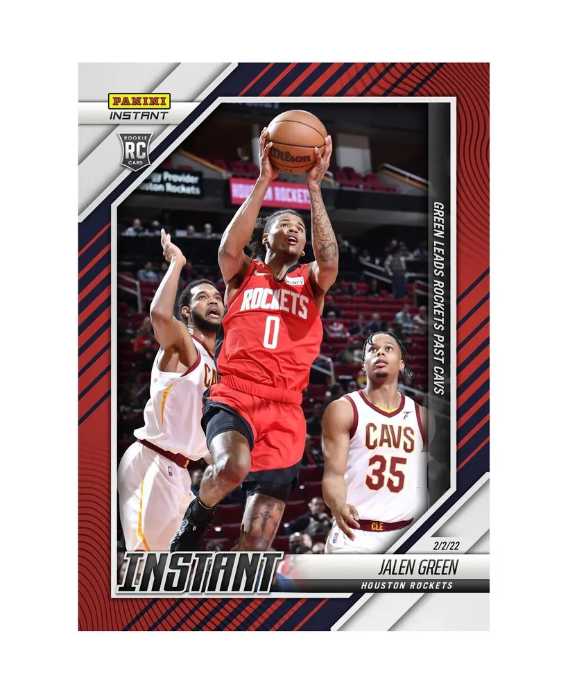 Lids Jalen Green Houston Rockets Fanatics Exclusive Parallel Panini Instant  Green Closes Rookie Season Out With A Season-Best 41 Points Single Rookie  Trading Card - Limited Edition of 99