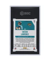 Trevor Lawrence Jacksonville Jaguars 2021 Panini America Phoenix Fire Burst #101 Sgc Authenticated 9 Rookie Card