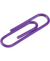 Jam Paper Colorful Standard Paper Clips - Regular 1" - Paperclips - 100 Per Pack