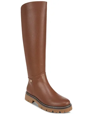 Giani Bernini Women's Jordyy Memory Foam Lug Sole Knee High Riding Boots, Created for Macy's