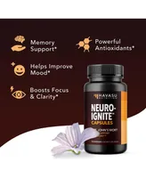 Havasu Nutrition NeuroIgnite Capsules + St. John's Wort, Brain Support & Memory Supplement, Havasu Nutrition, 30ct