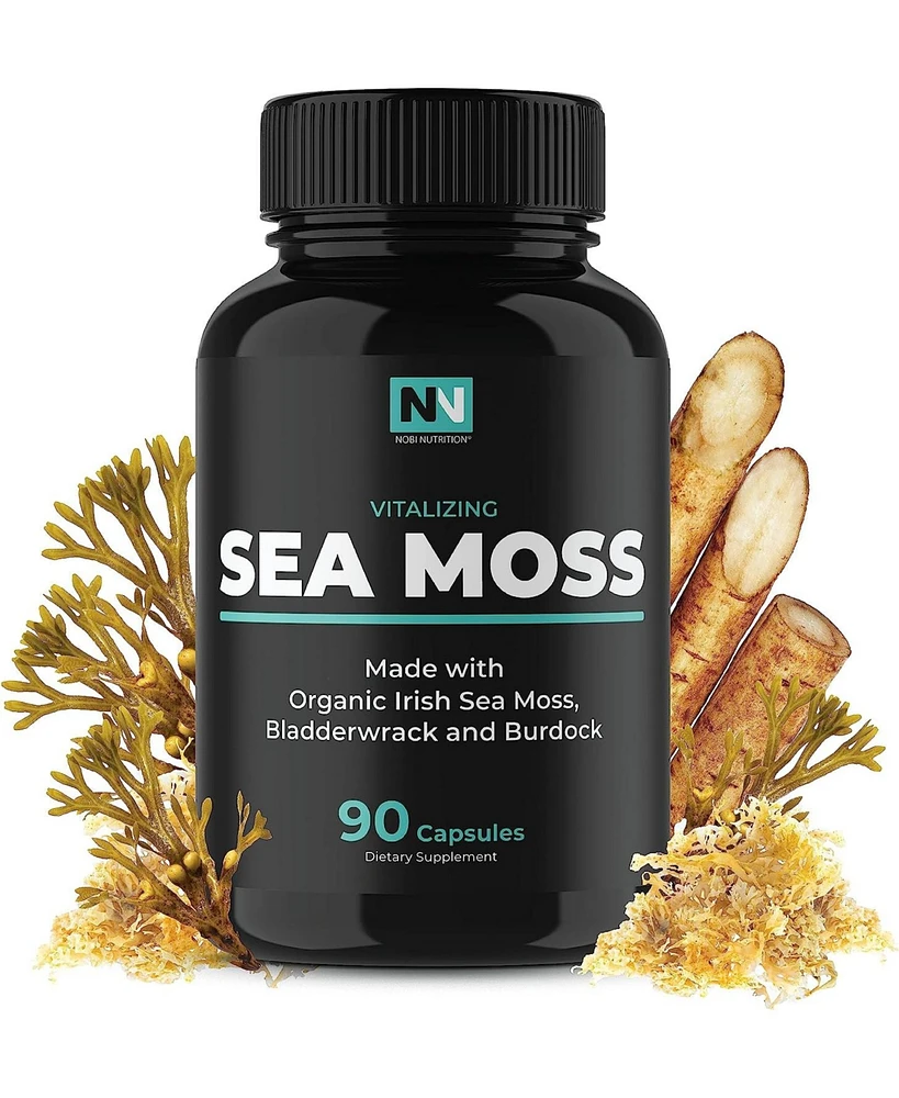 Nobi Nutrition Premium Sea Moss Capsules, Nobi Nutrition, 90ct