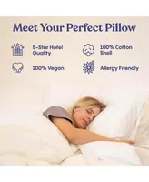 FluffCo Down Alternative Classic Hotel Pillow - Standard - Firm