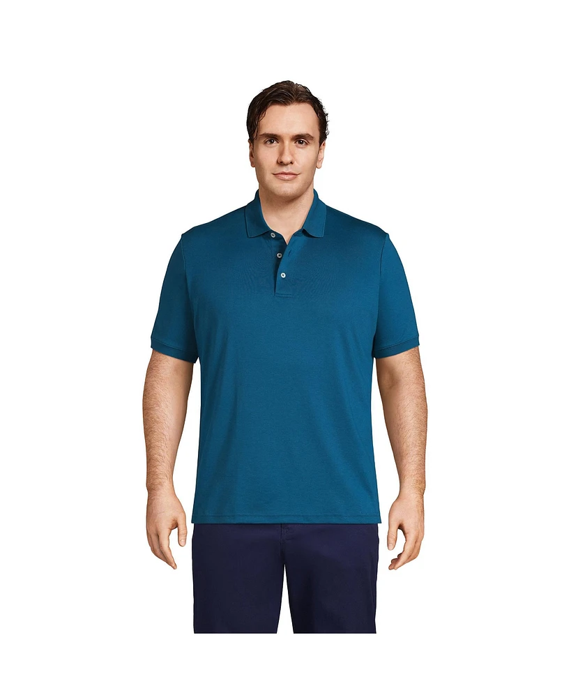 Lands' End Short Sleeve Supima Polo Shirt