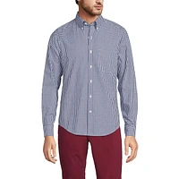 Lands' End Men's Traditional Fit Essential Lightweight Poplin Shirt