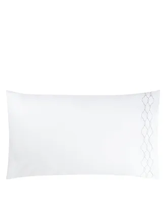 Designers Guild Rabeschi Alabaster Embroidered King Pillowcase