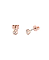 Ted Baker Jewelry Neena: Crystal Small Heart Stud Earrings For Women