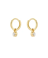 Ted Baker Jewelry Sinalaa: Crystal Huggie Earrings For Women