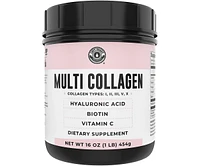 Left Coast Performance Multi Collagen Peptides Powder with Biotin, Hydrolyzed Collagen Peptides For Skin Hair Nails Joints, Unflavored, Left Coast Per