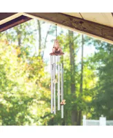 23" Long Pig Round Top Wind Chime