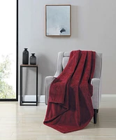 Kate Aurora Ultra Soft & Plush Herringbone Fleece Throw Blanket Covers