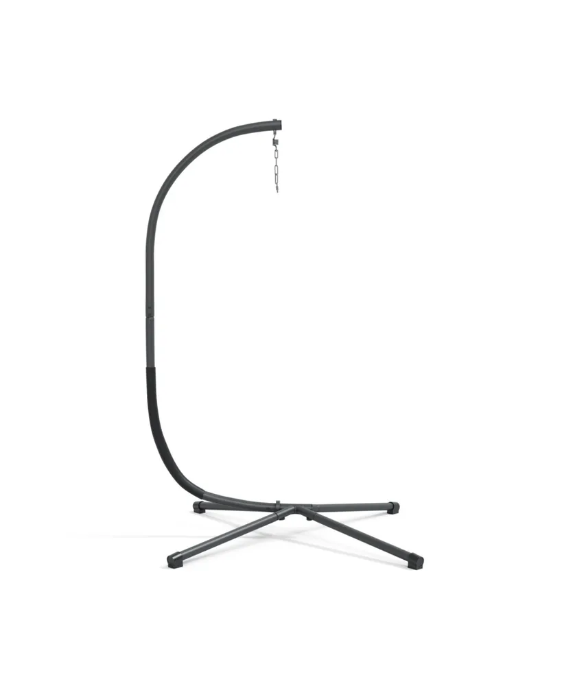 Furniture of America 75.5" Steel Hanging Chair C Stand Hardware Included