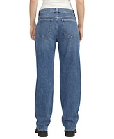 Silver Jeans Co. Women's Low 5 Mid Rise Straight Leg Jeans