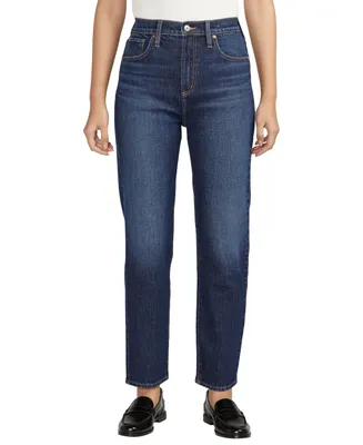 Silver Jeans Co. Women's Highly Desirable High Rise Slim Straight Leg