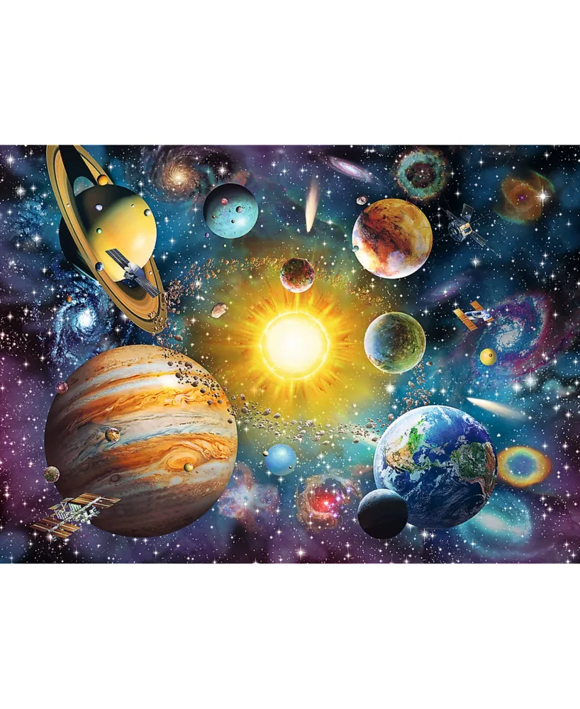 Trefl Wood Craft 1000 Piece Wooden Puzzle - Journey Through The Solar System