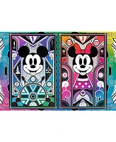 Trefl Wood Craft 500 +1 Piece Wooden Puzzle - Disney's Mickey & Minnie Mouse