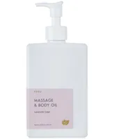 Yuzu Soap Lavender Sage Massage & Body Oil, 8.9 oz.