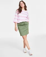 On 34th Women's Paperbag-Waist Mini Skirt, Created for Macy's