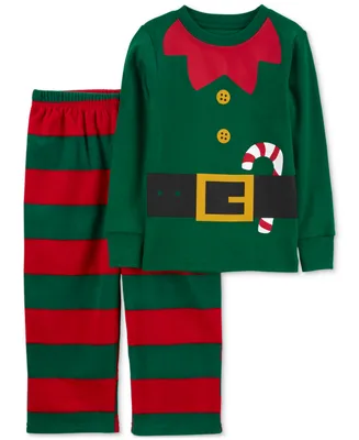 Carter's Baby Elf Top and Fleece Pajama Pants, 2 Piece Set