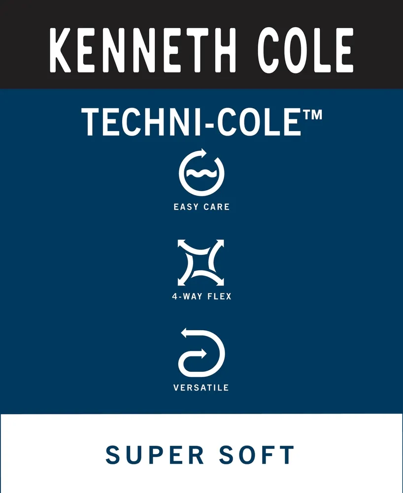 Kenneth Cole Men's Textured Triple-Patch Pocket Stretch Blazer