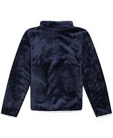 Tommy Hilfiger Big Girls Quarter Zip Plush Sweatshirt