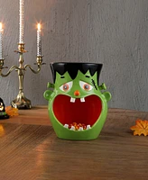 Mr. Halloween 11.5" Motion Activated Ceramic Frankenstein Candy Bowl