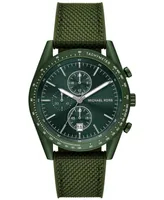 Michael Kors Men's Warren Chronograph Olive Nylon Watch 42mm