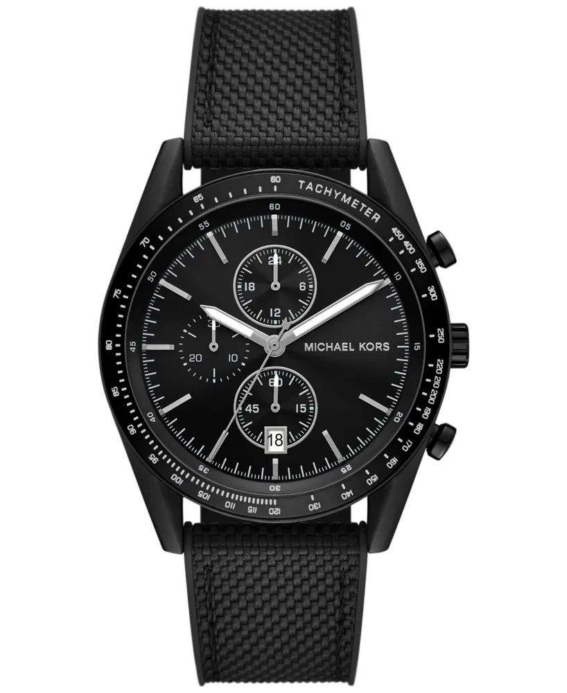 Michael Kors Men's Warren Chronograph Black Nylon Watch 42mm